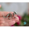 Кафф серьга, обманка "Чужой. Alien серебро". Цена за 1 шт